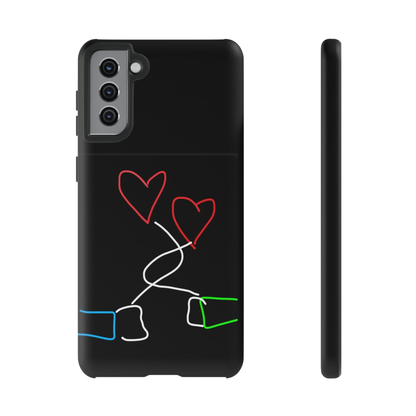 Tangled Hearts- Tough Cases- 41 Phone Styles
